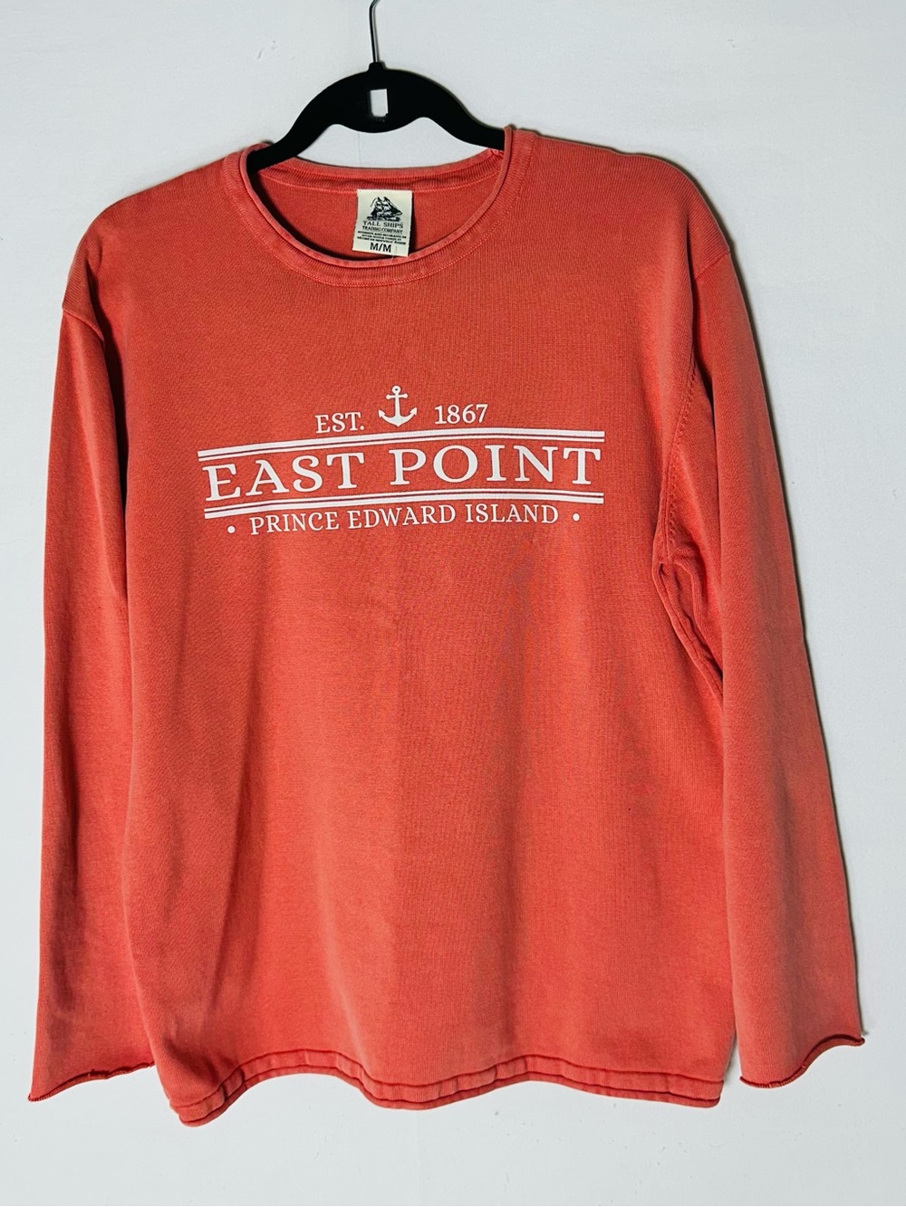 Tall Ships Trading Company PEI East Point Coral Cotton Crewneck Sweatshirt M - Picture 14 of 14